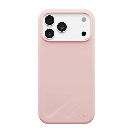 Uniq Case for iPhone 18 Pro 6.3 Hybrid Magclick Charging Lino, Pale Rose Uniq Case for iPhone 18 Pro 6.3 Hybrid Magclick Charging Lino, Pale Rose