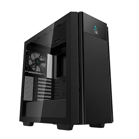 Case ATX Deepcool CH510 Mesh Digital, w/o PSU, 1x120mm, USB-C, USB 3.0, Tempered Glass, Digital disp