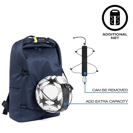 Backpack Bobby Urban Lite, anti-theft, P705.505 for Laptop 15.6" & City Bags, Navy Blue