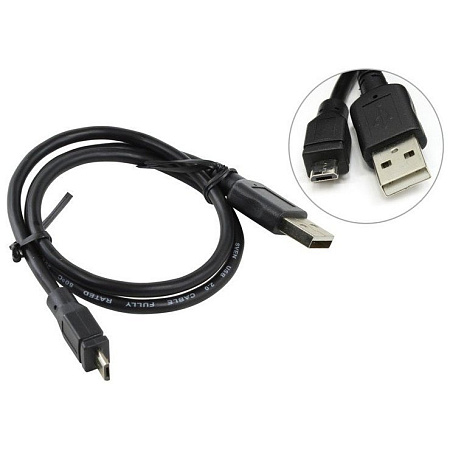 Кабель для зарядки и синхронизации SVEN Micro USB 2.0 Micro B-Am, USB Type-A/micro-USB, 0,5м, Чёрный
