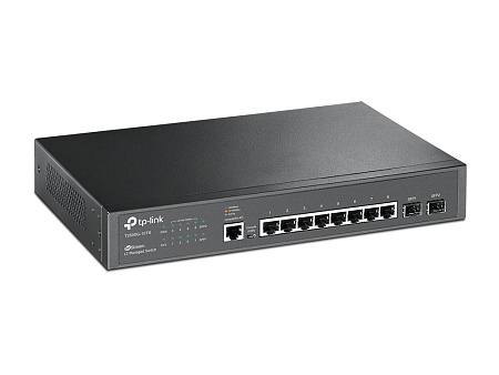 .8-port Gigabit L2 Managed Switch TP-LINK "T2500G-10TS", 2xSFP expansion slot .8-port Gigabit L2 Managed Switch TP-LINK "T2500G-10TS", 2xSFP expansion slot