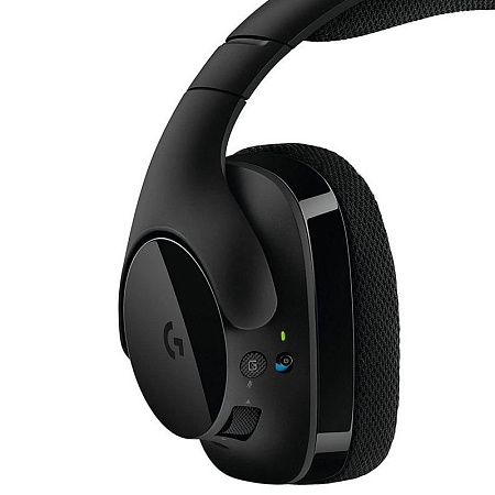 Игровая Гарнитура Logitech G533, Беспроводной/C проводом, Чёрный