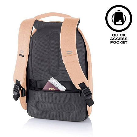 Backpack Bobby Hero Spring, anti-theft, P705.764 for Laptop 13.3" & City Bags, Pink