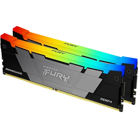 Оперативная память Kingston FURY Renegade RGB, DDR4 SDRAM, 3600 МГц, 64Гб, KF436C18RB2AK2/64