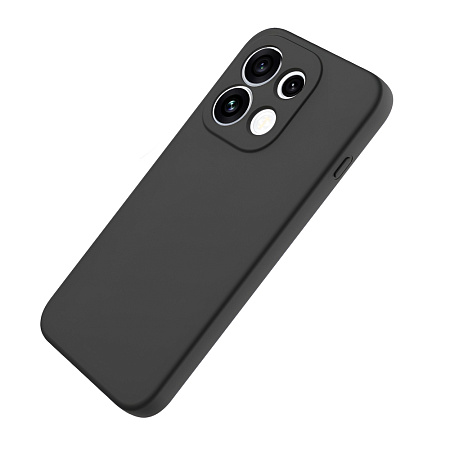 WOO Case Liquid Silicone Oppo Reno 16 Pro, Black