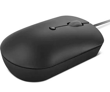 Lenovo 400 USB-C Compact Wired Mouse, Black (GY51D20875)