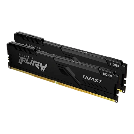 Оперативная память Kingston FURY Beast, DDR4 SDRAM, 3200 МГц, 32 ГБ, KF432C16BB1K2/32WP