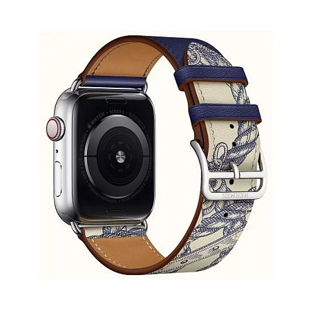 VPG Rhea Series Real Leather iWatch Strap 38/40/41mm Blue