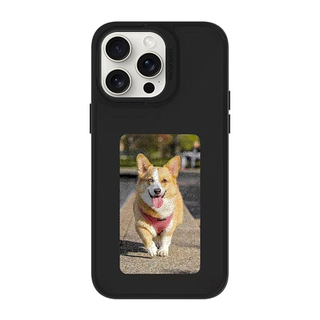 DIY Ink Screen Phone Case, 15 Pro,Black