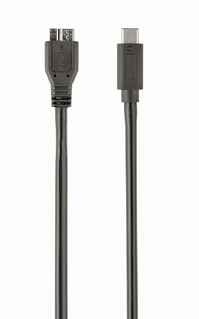 Cable Type-C/microUSB3.0, CM/BM, 1.0 m, Cablexpert, Black, CCP-USB3-mBMCM-1M Cable Type-C/microUSB3.0, CM/BM, 1.0 m, Cablexpert, Black, CCP-USB3-mBMCM-1M