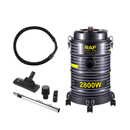 Raf Industrial Vacuum Cleaner R.8716, 2800W, Black