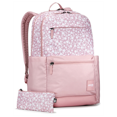Backpack CaseLogic Uplink, 26L, 3204579, White Floral/Zephyr Pink for Laptop 15,6" & City Bags