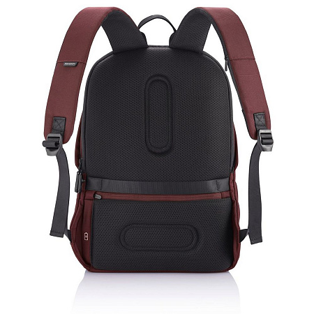 Backpack Bobby Soft, anti-theft, P705.794 for Laptop 15.6" & City Bags, Red