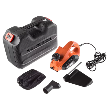 Rebating Planer Black+Decker (KW712KA-QS) 650W Kitbox, 17.000 rpm, Rebating Planer Black+Decker (KW712KA-QS) 650W Kitbox, 17.000 rpm,