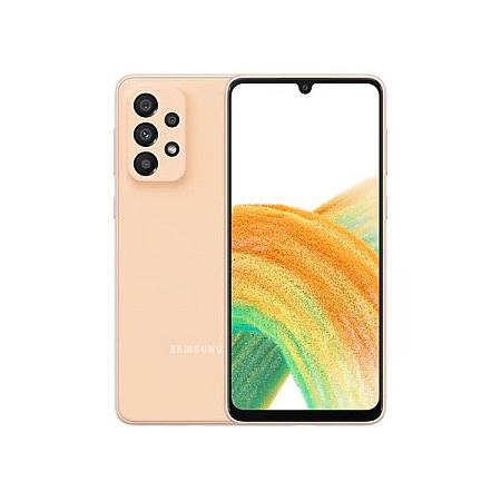 Смартфон Samsung Galaxy A33, 6Гб/128Гб, Оранжевый