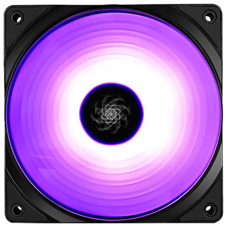 PC Case Fan Deepcool CF120, 120x120x25mm, 17.8-27dB, 56.5CFM, 500-1500RPM, Hydro Bearing, RGB LED