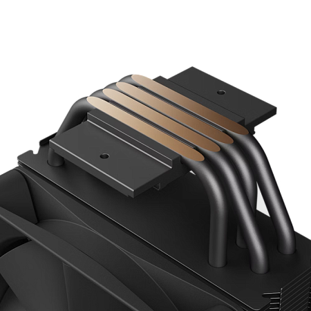 AC NZXT "T120 RGB Black" (17.2-27.56dBA, 500-1800RPM, 1x120mm, RGB, PWM, 4 Heatpipes)