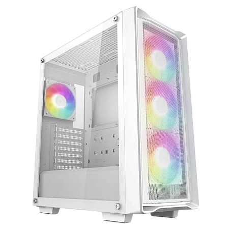 Компьютерный корпус Deepcool CC560 Mesh V2 WH, Midi-Tower, Без блока питания, Белый