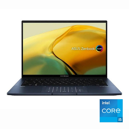 Ноутбук 14" ASUS Zenbook 14 OLED UX3402ZA, Ponder Blue, Intel Core i5-1240P, 8Гб/512Гб, Windows 11 Home