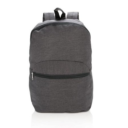 Backpack Classic two tone, anti-theft, P760.029 for City Bags, Dark Grey