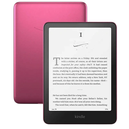 Электронная книга Amazon Kindle Paperwhite (12th Gen) 2024 Signature Edition, Metallic Raspberry, acer,asus,lenovo,hp,dell,планшеты,чехол для планшета, подставка для ноутбука, зарядка для ноутбука