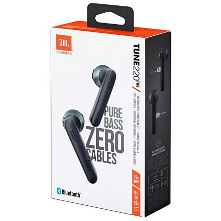 True Wireless JBL TUNE 220TWS, Black, TWS Headset True Wireless JBL TUNE 220TWS, Black, TWS Headset