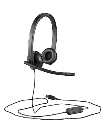 Headset Logitech H570E, Mic, Stereo, USB