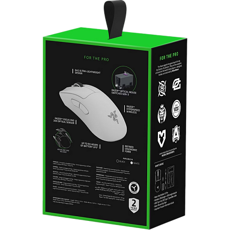 Gaming Wireless Mouse Razer DeathAdder V3 Pro, 30к dpi, 5 buttons, 70G, 750IPS, Opt.SW, 63g, On-Boar Gaming Wireless Mouse Razer DeathAdder V3 Pro, 30к dpi, 5 buttons, 70G, 750IPS, Opt.SW, 63g, On-Boar