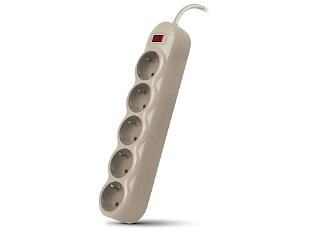  Surge Protector SVEN SF-05L, 5 Sockets, 1.8m, Gray, удлинители, ups, стабилизаторы