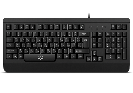 Gaming Keyboard SVEN KB-G9450, 3 colors backlight, Metal plate, WinLock, 12 Fn keys, Black, USB