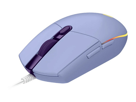 Gaming Mouse Logitech G203 Lightsync, 200-8000 dpi, 6 buttons, 85g, 1000Hz, Ambidextrous, Onboard me