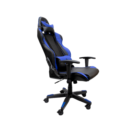 Gaming Chair Havit GC932, Headrest & Lumbar cushion, 2D Armrest, 166 degrees, Black/Blue
