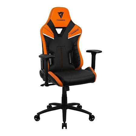 Gaming Chair ThunderX3 TC5  Black/Tiger Orange, User max load up to 150kg / height 170-190cm