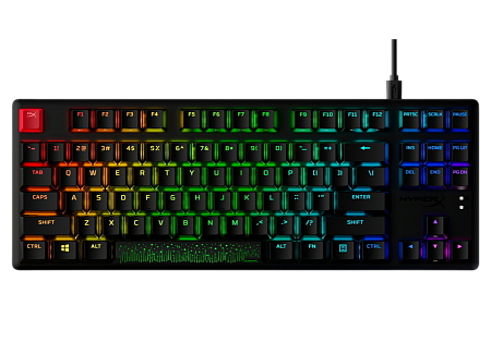 Gaming Keyboard HyperX Alloy Origins Core PBT, Mechanical, TKL, Linear SW, PBT keycaps, Aluminum, On