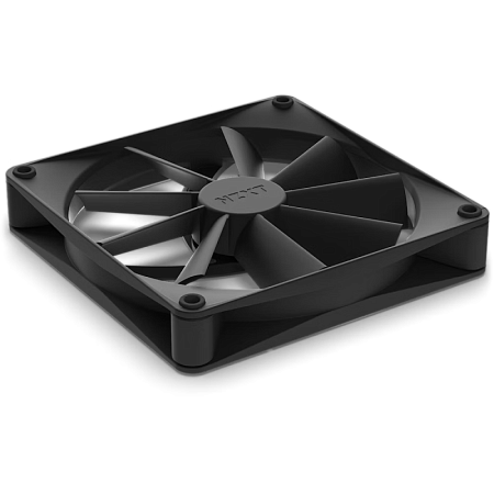 PC Case Fan NZXT F140Q, 140x140x26mm, 18.7-23dB, 42.92-101CFM, 500-1200RPM, FDB, 4 Pin, Black