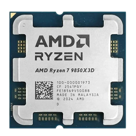 Процессор AMD Ryzen 7 9850X3D, AMD Radeon Graphics, Tray,процессоры ,оперативная память, ssd, M2, hdd, кейсы