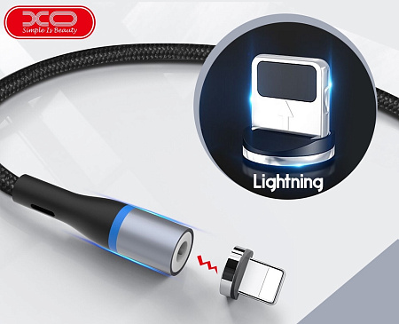 Magnetic Lightning Cable XO, NB125, Black Magnetic Lightning Cable XO, NB125, Black