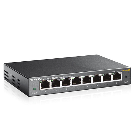 8-port 10/100/1000Mbps Switch TP-LINK "TL-SG108E" Easy Smart 8-port 10/100/1000Mbps Switch TP-LINK "TL-SG108E" Easy Smart