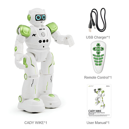 JJR/C RC Smart Robot with Touch Response  R11, Green