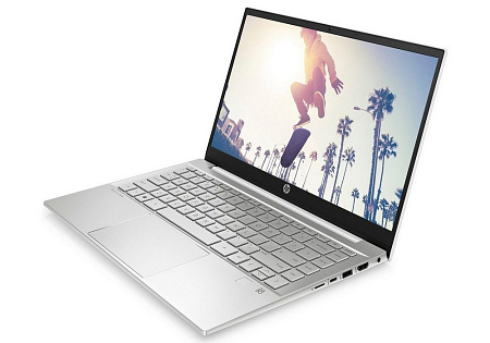Ноутбук 14" HP Pavilion 14-ec0039ur, Ceramic White, AMD Ryzen 5 5500U, 8Гб/512Гб, FreeDOS