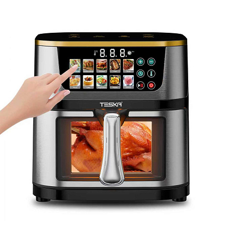 Teska Air Fryer TK-21S-3, Transparent Window, 10L, 1400W, Steel Teska Air Fryer TK-21S-3, Transparent Window, 10L, 1400W, Steel