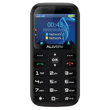 Мобильный телефон Allview D2 Senior, 0,03GB/32 МБ, Чёрный, iphone, xiaomi, samsung, oppo, чехол, стекло Мобильный телефон Allview D2 Senior, 0,03GB/32 МБ, Чёрный, iphone, xiaomi, samsung, oppo, чехол, стекло