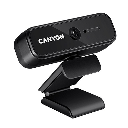 PC Camera Canyon C2N, 1080p/30fps, Sensor 2 MP, FoV 88°, Shutter, Microphone, Black