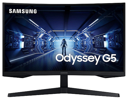 27" SAMSUNG Odyssey G5 C27G55TQW, Black Curved-VA 2560x1440, FreeSync144Hz, 1ms MPRT, 250cd, DP+HDMI 27" SAMSUNG Odyssey G5 C27G55TQW, Black Curved-VA 2560x1440, FreeSync144Hz, 1ms MPRT, 250cd, DP+HDMI