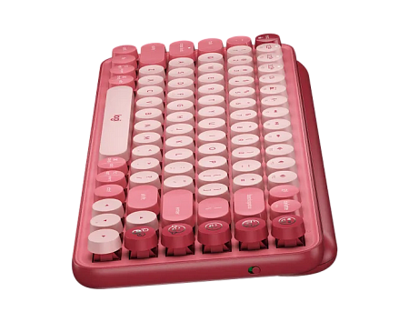 Wireless Keyboard Logitech POP Keys, Mechanical, Compact design, F-keys, Emoji Keys, 2xAAA, 2.4Ghz+B