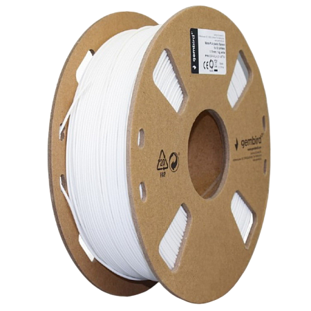 PLA 1.75 mm, Matte White Filament, 1 kg, Gembird 3DP-PLA-01-MTW PLA 1.75 mm, Matte White Filament, 1 kg, Gembird 3DP-PLA-01-MTW