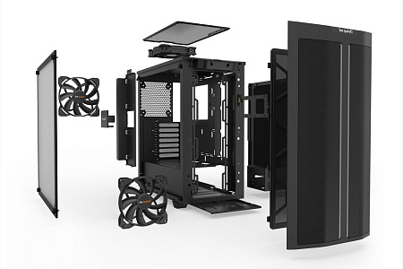 Case ATX be quiet! Pure Base 500 DX, w/o PSU, 3x140mm, 2xARGB Strips, Tempered Glass, Dust filters, 