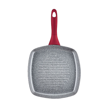 Ambition, Grill Pan, Jasper, Qualum Basic Stone Coating, 26X26 Cm, Aluminium, Plastic