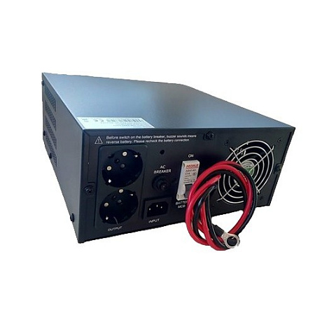 UPS SPS SH600I, 600VA/600W,12Vdc,10A max charge curr., External Battery Only, 2*Schuko Sockets