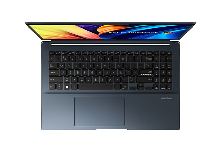 Ноутбук 15,6" ASUS Vivobook Pro 15 OLED M6500QC, Quiet Blue, AMD Ryzen 5 5600H, 16Гб/512Гб, Без ОС